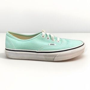 Vans Classic Lace Up Skateboard Beach Glass Shoes Sneakers Wmn Sz7/men Sz5.5